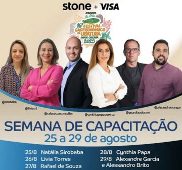 Notícia: Semana de capacitação reúne empreendedores na ACIU durante o 16º Festival Gastronômico de Ubatuba