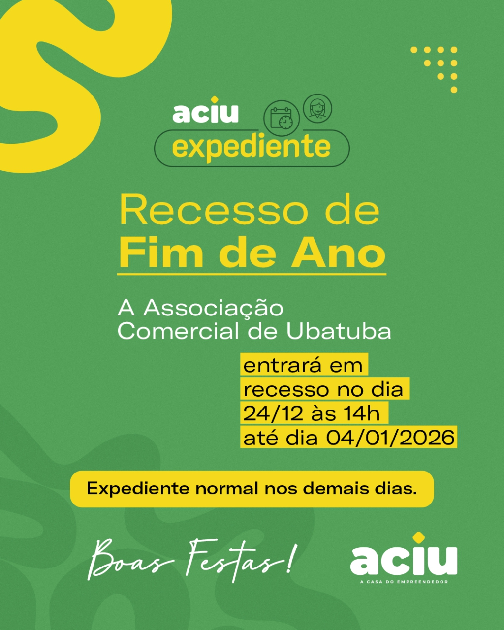 Notícia: ACIU informa: