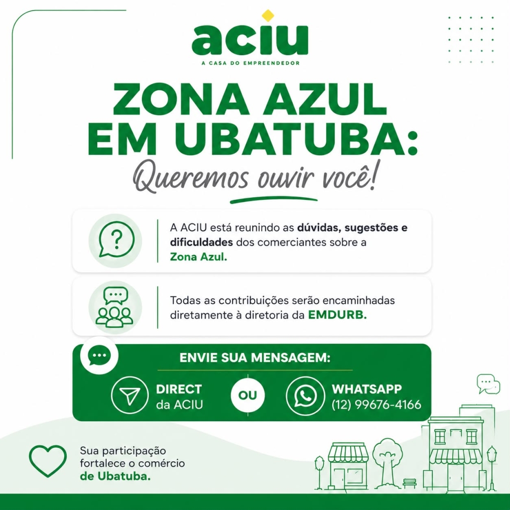 Notícia: A ACIU quer ouvir você!