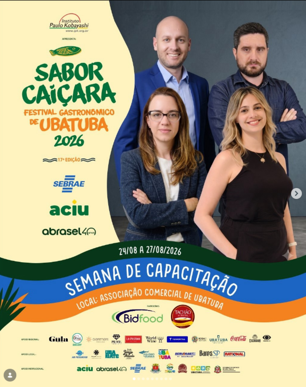 Notícia: Semana de capacitação gastronômica na ACIU