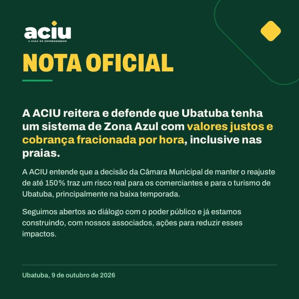 Notícia: NOTA OFICIAL